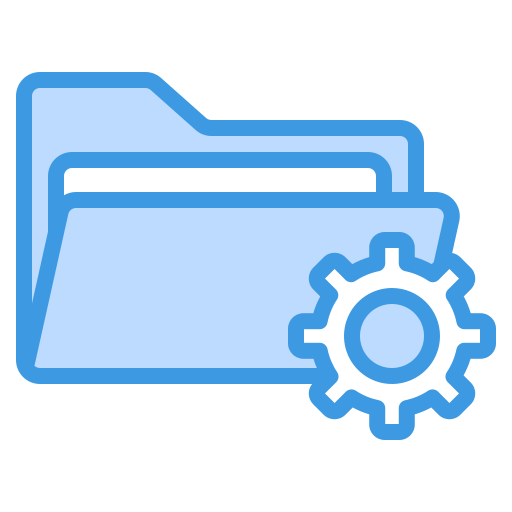 Folder Generic Blue icon