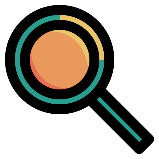 Search Generic Outline Color icon