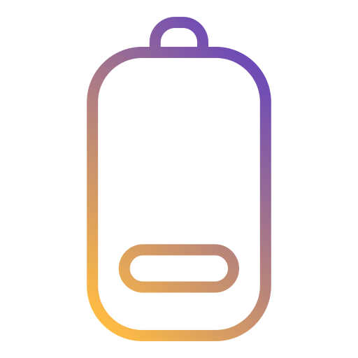 batería baja icono gratis