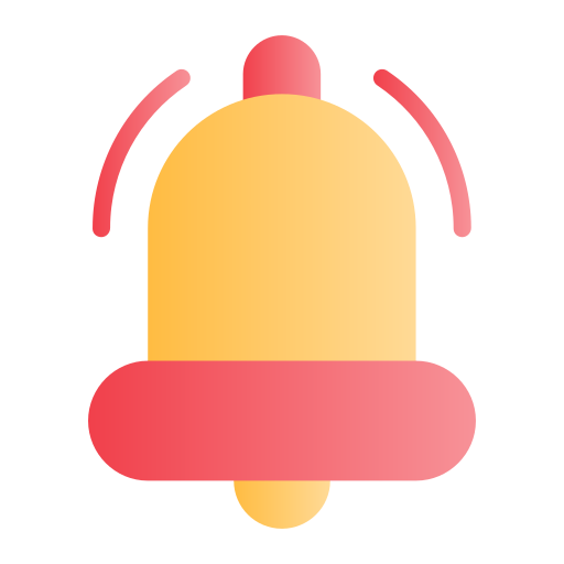 Bell Generic Flat Gradient icon