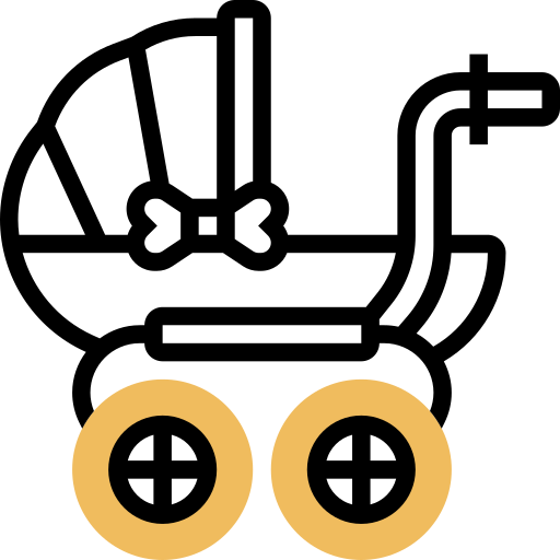 cochecito de bebé icono gratis