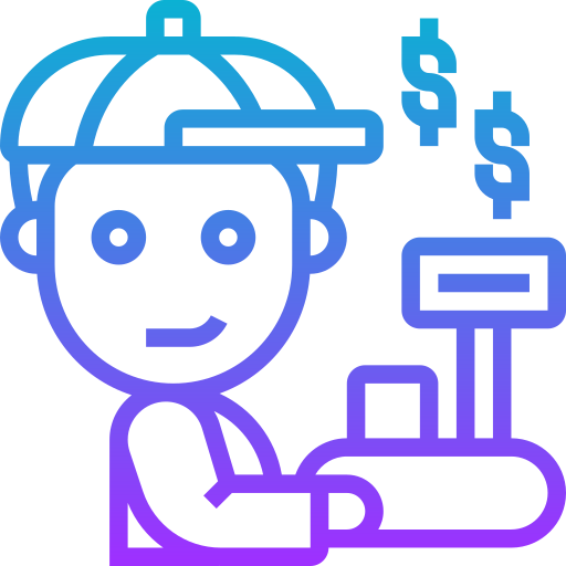Cashier free icon Cashier free icon