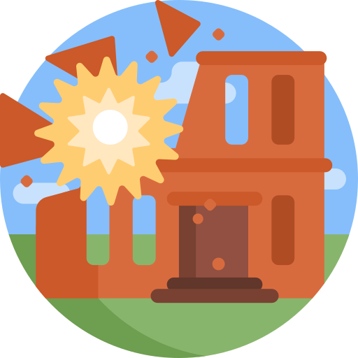 Explosion Detailed Flat Circular Flat icon