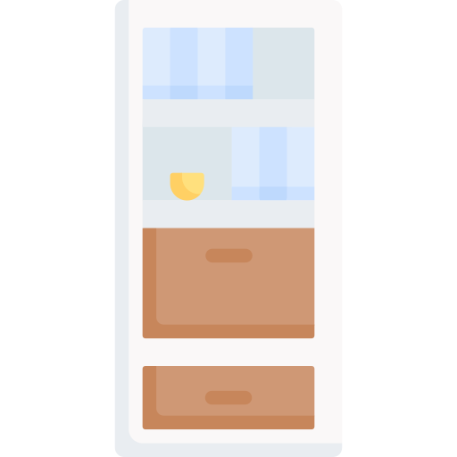 estantería icono gratis