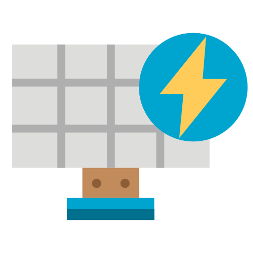 panel solar icono gratis