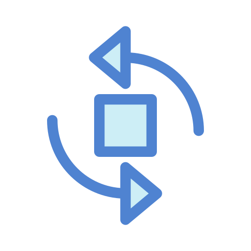 Rotate Generic Blue icon