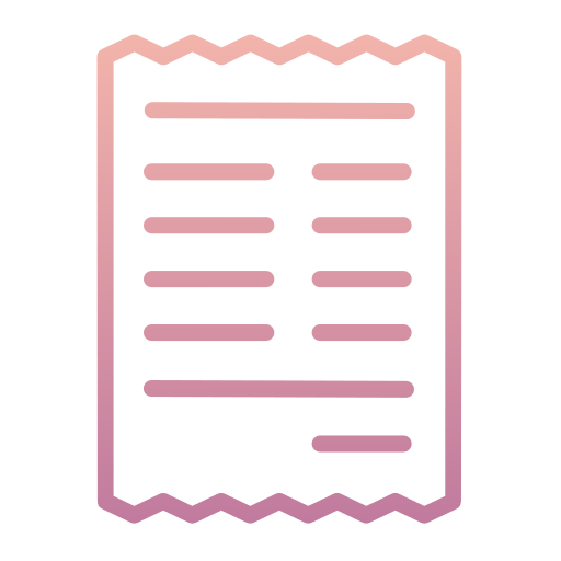 recibo icono gratis