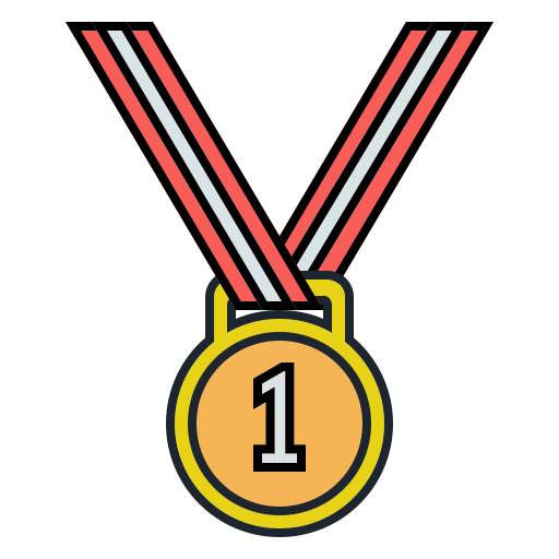 Medal Generic Outline Color icon