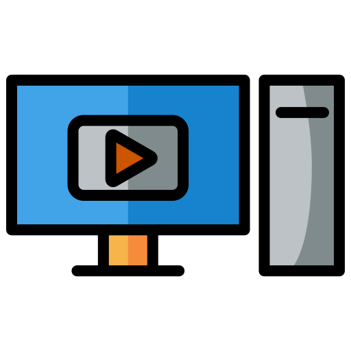 Video lesson free icon