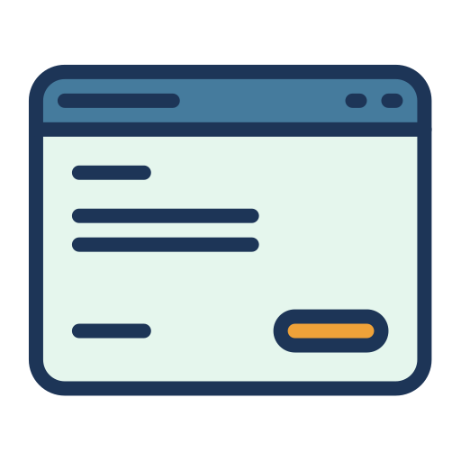 Landing Page Generic Outline Color Icon