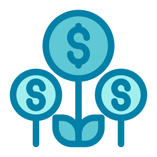 Investment Generic Blue icon