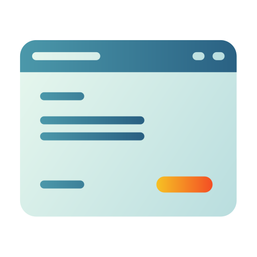 Landing page Generic Flat Gradient icon