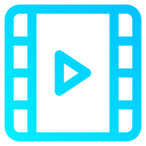 reproductor de video icono gratis