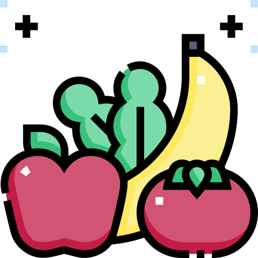 Healthy food Detailed Straight Lineal color icon