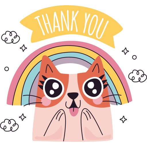 Thank you Stickers - Free communications Stickers