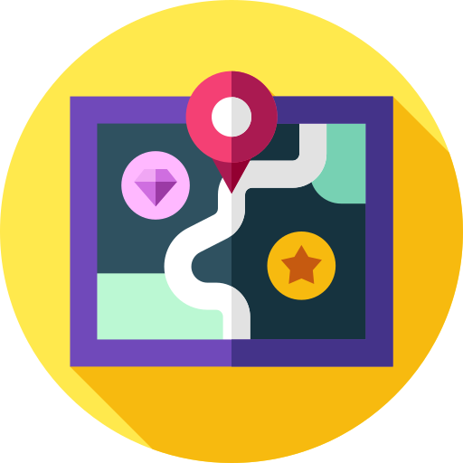 mapa icono gratis