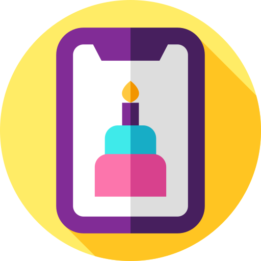 cumpleaños icono gratis