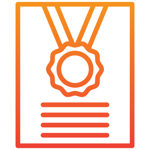 certificado icono gratis