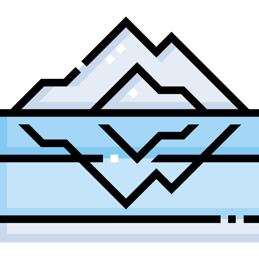 iceberg icono gratis