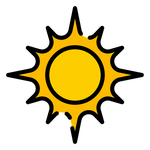 Sun free icon