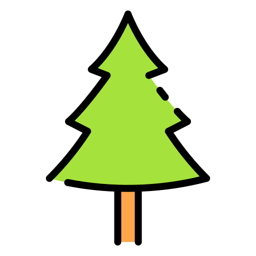 Pine tree Good Ware Lineal Color icon