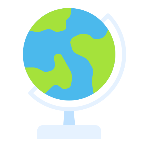 flat earth icon