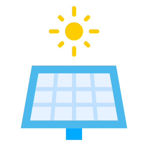 panel solar icono gratis