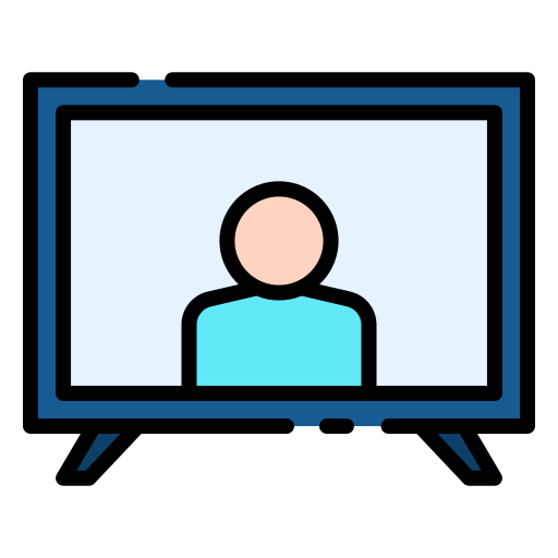 programa de televisión icono gratis