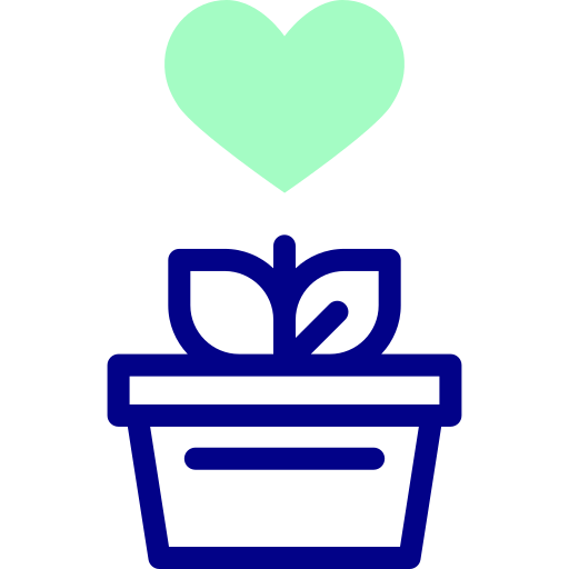 planta de amor icono gratis