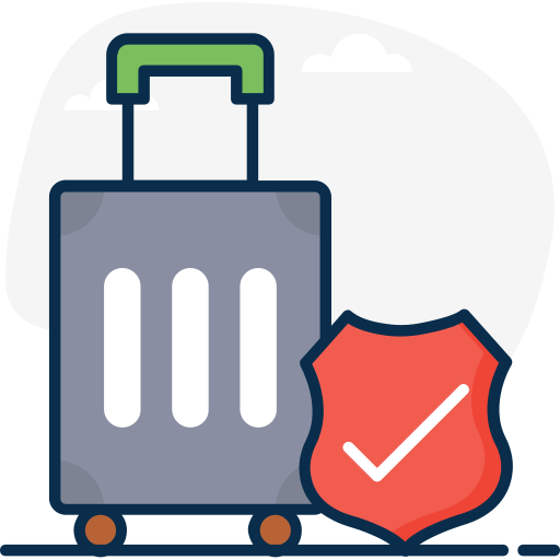 Luggage Generic Outline Color icon