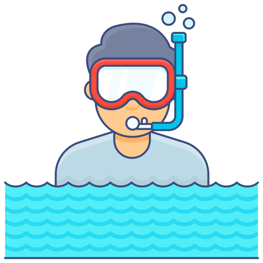 Scuba diver Generic Outline Color icon