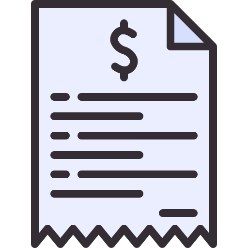 Invoice Generic Outline Color icon