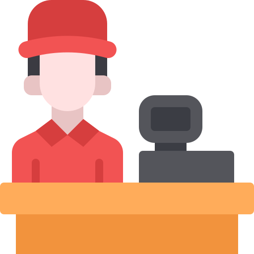 출납원 무료 아이콘