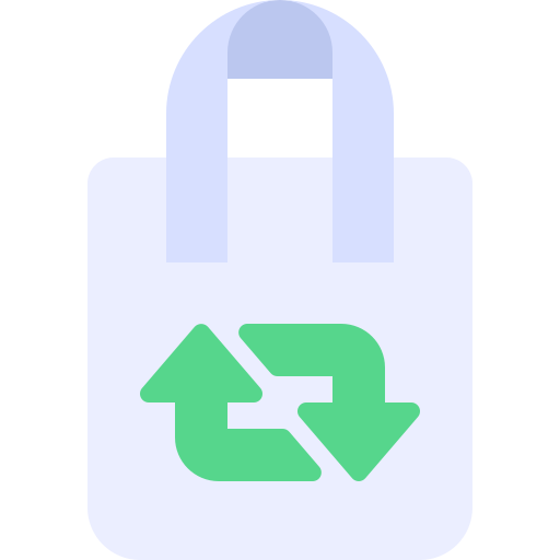 bolsa de reciclaje icono gratis