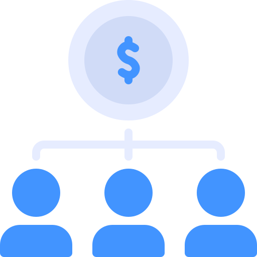 recaudación de fondos icono gratis