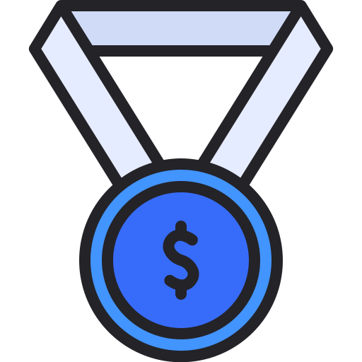 Medal Generic Outline Color Icon