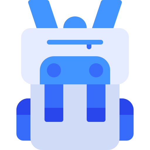 bolsa para la escuela icono gratis