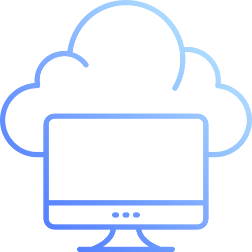 computación en la nube icono gratis