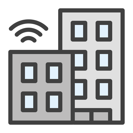 Smart City Generic Outline Color Icon