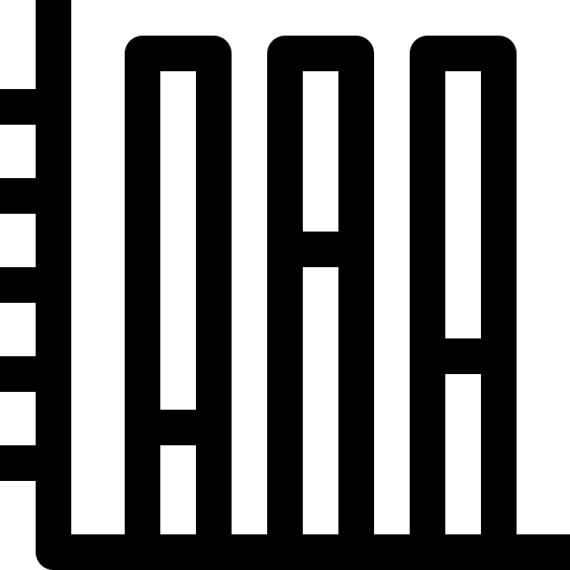 Bar chart free icon Bar chart free icon