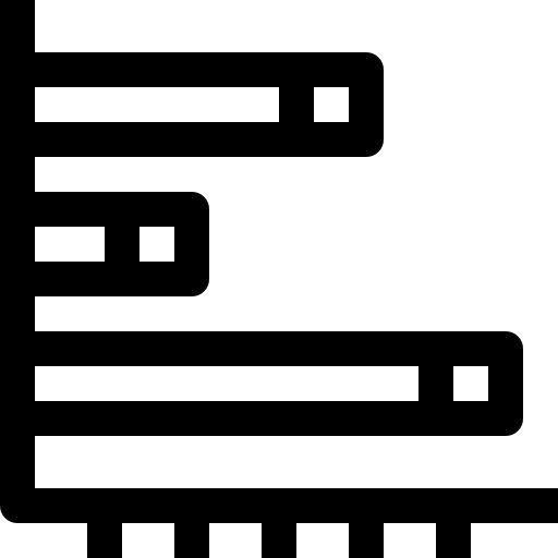 Bar chart free icon