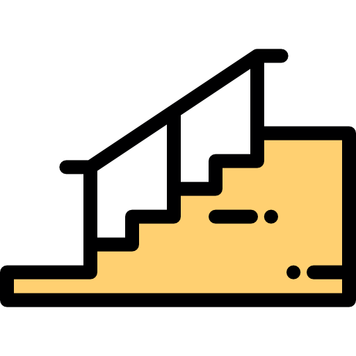 escalera icono gratis