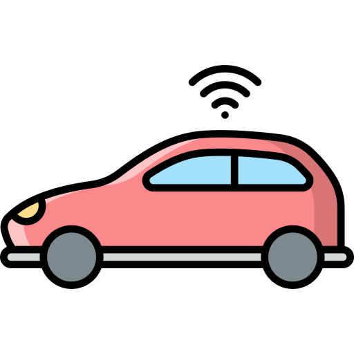 auto inteligente icono gratis