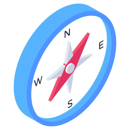 brújula icono gratis