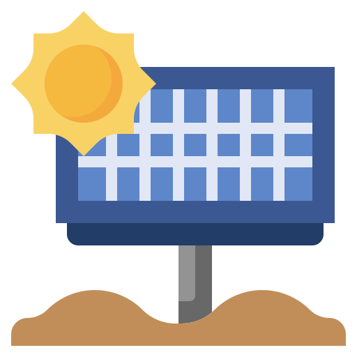 célula solar icono gratis