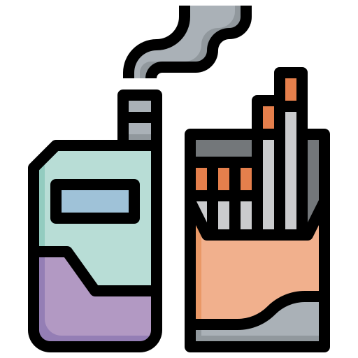 Área de fumadores icono gratis