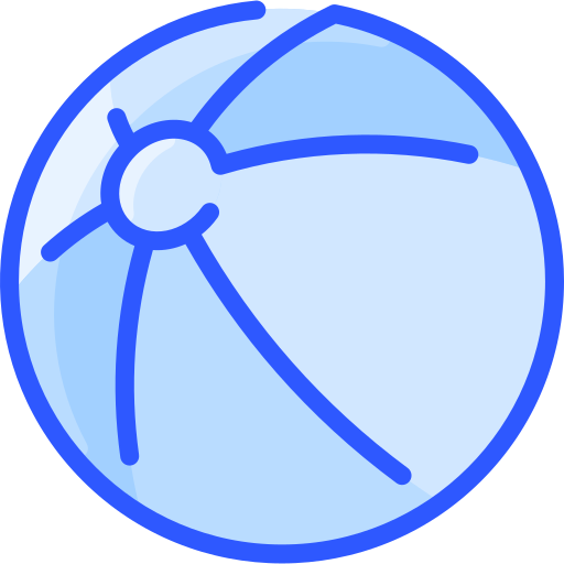 pelota de playa icono gratis