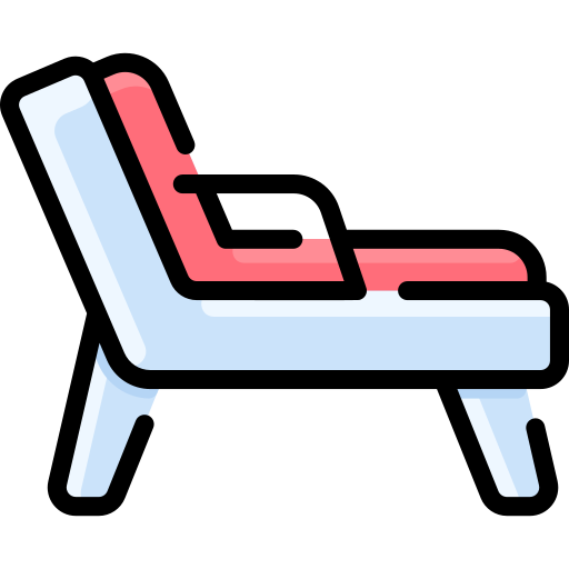 chaise de plage Icône gratuit chaise de plage Icône gratuit