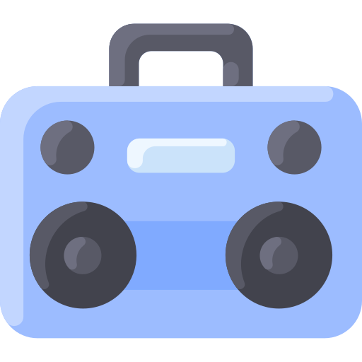 boombox icono gratis