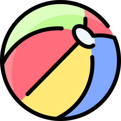 Beach ball Vitaliy Gorbachev Lineal Color icon